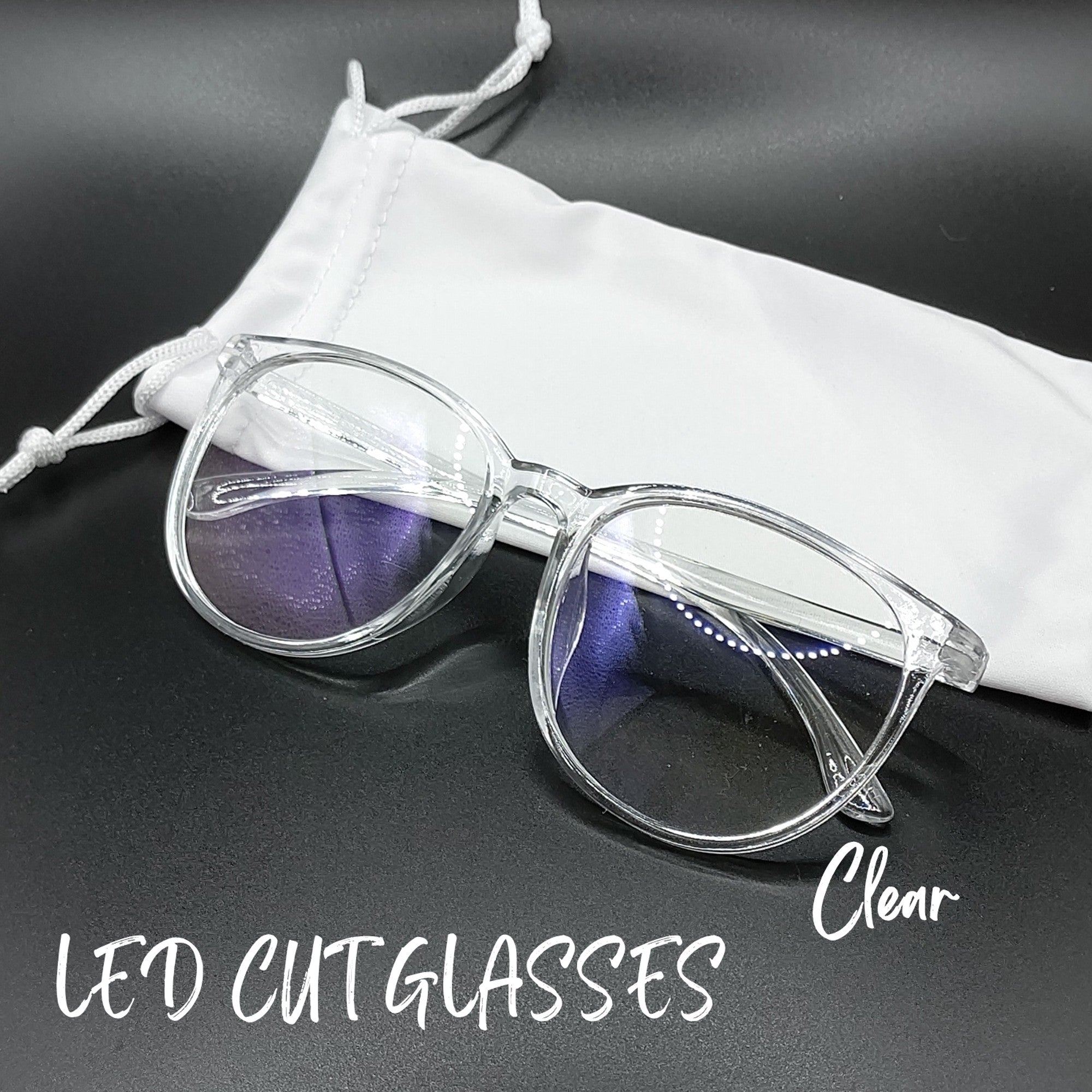 LEDまつ毛エクステ対応ブルーライトカット眼鏡（度無し） – FLAP