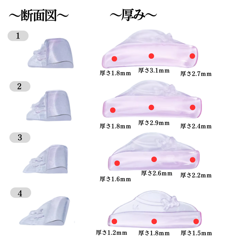 【新発売】FLOPPYロッド（角無し　LCカール）4サイズ
