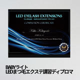 BABYライト　LEDまつ毛エクステ 　講習 ディプロマ